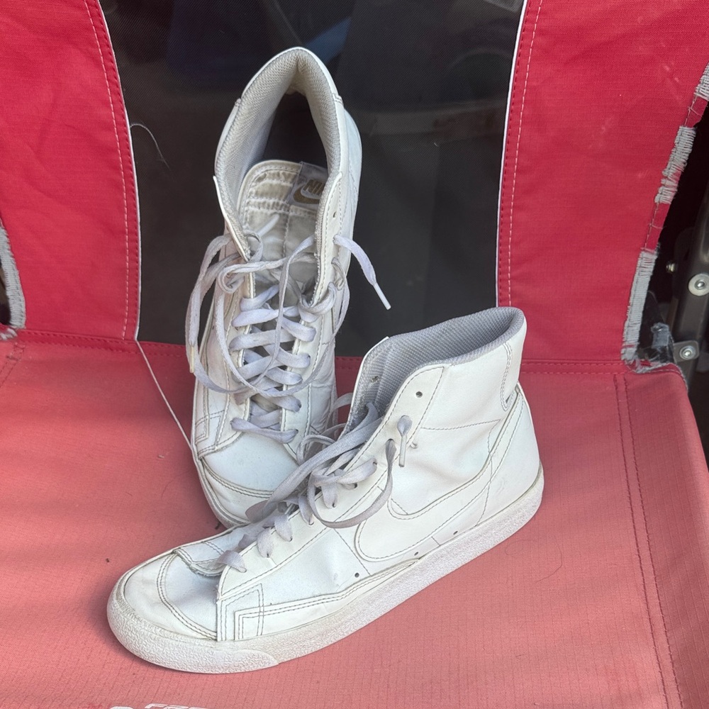 Nike White High-Top Sneakers